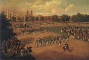 Otto Boetticher Seventh Regiment on Review Spain oil painting artist